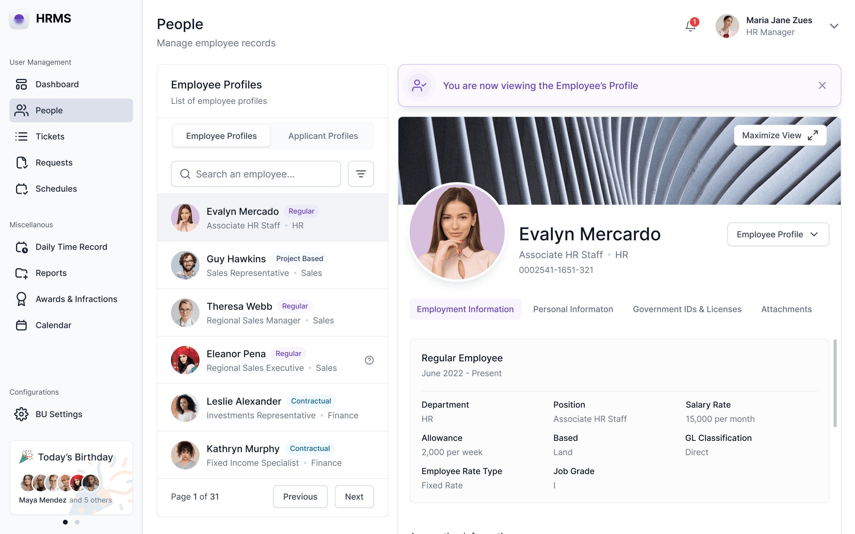 Tactiv Studios dashboard